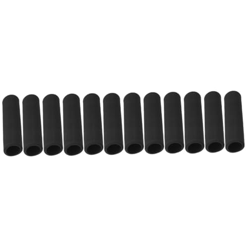 Yardwe 2 Sätze Wasser- Und Schweißabsorbierende Griffe Badeschlappen Badetuch Kajakzubehör Kayak Accessories Bootszubehör Handhaben Schwamm-paddelgriffe Paddelgriffhülse Black 3 Paare * 2 von Yardwe