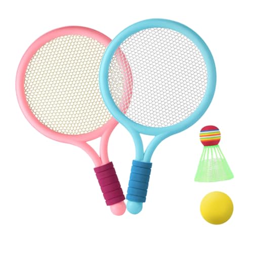 Yardwe 2 Sets Kinder Badmintonschläger Für Kinder Strandsportspielzeug Tennisspielzeug Indoor Badminton Badmintonschläger Lernspielzeug Tennisschläger Spielzeug von Yardwe