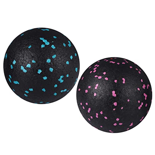 Yardwe 2 Stück Yoga Hilfsball Set Fitnessball Und Fußmassageball Für Effektive Fußreflexzonenmassage Praktischer Übungsball Im Rosa Und Grünen Punktmuster Für Zuhause Und Innenbereich von Yardwe