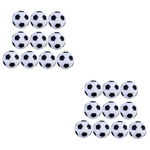 Yardwe 20 Stück Fußball Tischfußball Mini Ersatzfußbälle von Yardwe