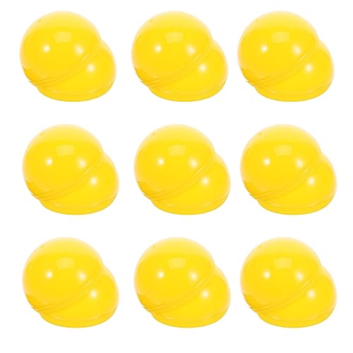 Yardwe 20St Lotterieball tischtennisplatten tischtennisball hohlkugeln Outdoor Toys Outdoor Kugeln Spiel prallen Schwimmbad unterhaltsame Bälle Lottokugeln für den Haushalt Plastik Yellow von Yardwe