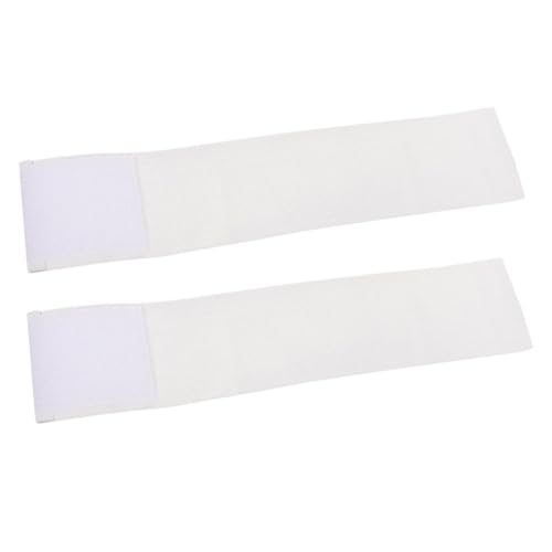 Yardwe 2St Fußballzubehörband DIY-Armbänder DIY Armband Kapitänsarmbänder Fußballarmbänder fußball Armband Fussball Armband Tragbares Basketballband verstellbare Kapitänsbinde Nylon Weiß von Yardwe