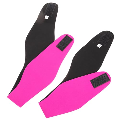 Yardwe 2St schwimmendes Stirnband Ohrstöpsel Schmelzband für Perücken Taucherbrille Schwimmbad Antibeschlag-Schwimmbrille Schwimmen-Stirnband Badeohrabdeckung Stirnband Neopren Rosy von Yardwe