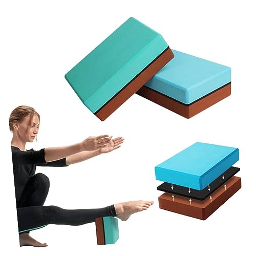Yardwe 2st Yoga-schaumstoffblock Yogablöcke Mit Hoher Dichte Unterstützungsblock Für Yoga-posen Yoga-blöcke Yoga-stein Yoga-requisiten Tanzbedarf Fitness Zweifarbig Yardwe 2st Yoga-schaumstoffblock Yogablöcke Mit Hoher Dichte Unterstützungsblock Für Yoga-posen Yoga-blöcke Yoga-stein Yoga-requisiten Tanzbedarf Fitness Zweifarbig von Yardwe