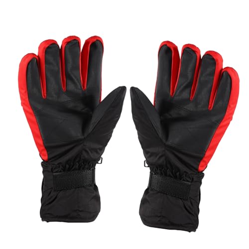 Yardwe 3 Paare Beheizte Handschuhe wasserdichte Handschuhe fingerlos wiederaufladbar Schnee Mütze thermohandschuhe Thermal Gloves beheizter Fäustling beheizbare Handschuhe Polyester Black von Yardwe