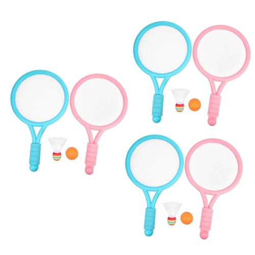 Yardwe 3 Sätze Badmintonschläger Für Kinder Badminton-Spiel-Tool Badmintonschläger Mit Ball Sportschläger Mit Bällen Kinderspielzeug Badmintonklammern Für Kinder Badmintonball Plastik von Yardwe