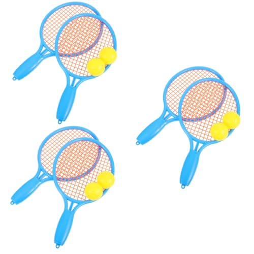 Yardwe 3 Sätze Tennisset für Outdoor- für kindertennisschläger Elastisches Tennis Set für Tennisschläger- Tennisschläger mit Ball Plastik von Yardwe