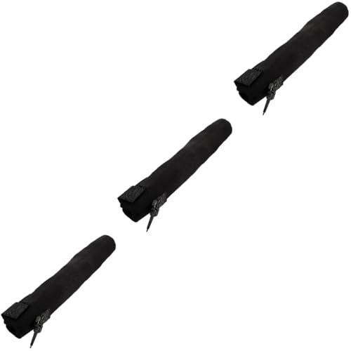 Yardwe 3St Baseballschläger-Abdeckung Schutz Sport-Golf-Stempelmarker Baseballschlägerwärmer Golfhandtuch Baseball-Griffband Golfzubehör Tragbarer Halter für Golfschläger Neopren Black von Yardwe