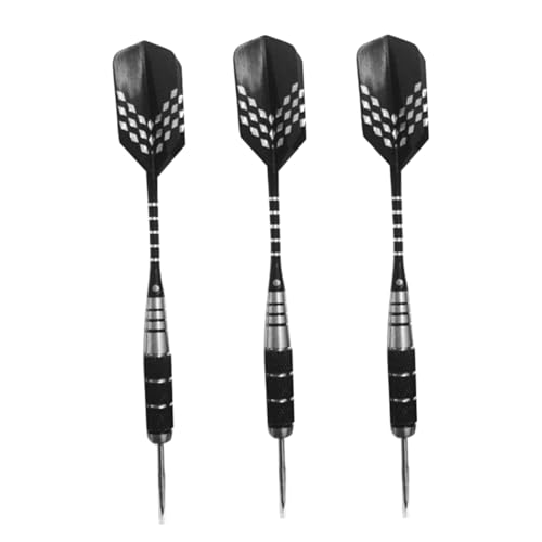 Yardwe 3st Zubehör Darts Für Sportveranstaltungen Tropfenfeste Darts Pin-typ Flüge Darts Black von Yardwe