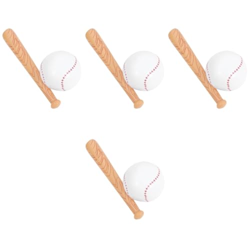 Yardwe 4 Sätze Aufblasbarer Baseballschläger Fledermäuse Mini-Basketball Schaumstoff-baseballschläger Für Baseballschläger Aus Schaumstoff Cricketschläger Jubel Liefert PVC von Yardwe