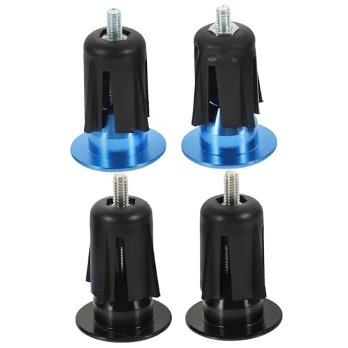 Yardwe 4 Sätze Stecker Für Fahrradgriffe Zyklus Kabel Ständer Lenkerendstopfen Für Fahrräder Schlösser Scooter-Griffe Handschuhe Glocke Streamer Straße Ende Aluminiumlegierung 2 Paare * 4 von Yardwe