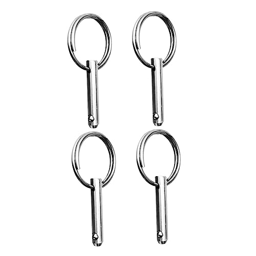 Yardwe 4er Set Edelstahl Schnellverschluss Bimini Pins Korrosionsbeständige Sicherheitsnadeln Für Boote Ideal Für Bimini Tops Marine Zubehör Und Bootsteile Robuste Und Langlebige von Yardwe