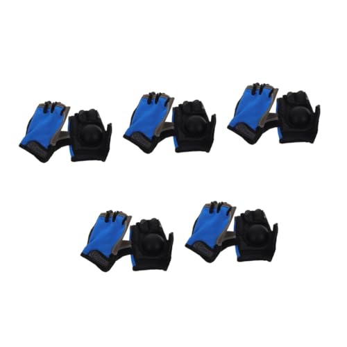 Yardwe 5 Paare Basketball-Trainingshandschuhe Basketball zubehör sportgeräte für Jugend Basketball Training Dribbling Übung Softball-Handschuh Trainingshandschuhe für Herren Pu von Yardwe