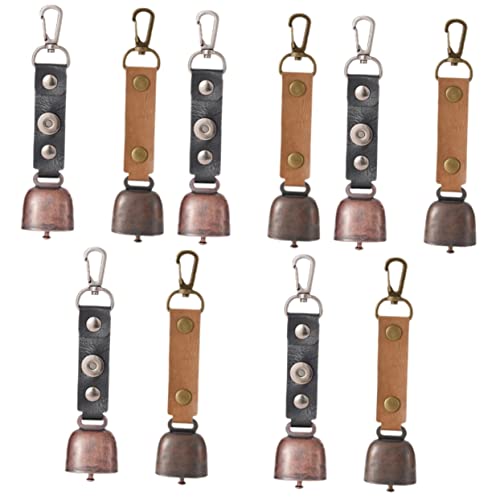 Yardwe 5 Sätze Karamellfarbe Glockenspiel Weihnachten Outdoor Gear Camping Zubehör Batterie Der Türklingel Türklingeln Drahtlos Schnurlos Alarmglocken Aus Metall Tierglocke Pu 2 Stück * 5 von Yardwe