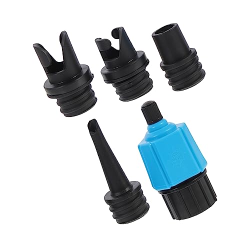 Yardwe 5st Luftventil Für Gummiboote Luftventil Für Boote Adapter Für Schlauchbootpumpen Spiralluftstopfen Für Boote Aufblasbares Paddelbrett Marinezubehör Schiffsschlauch Nylon Blue von Yardwe