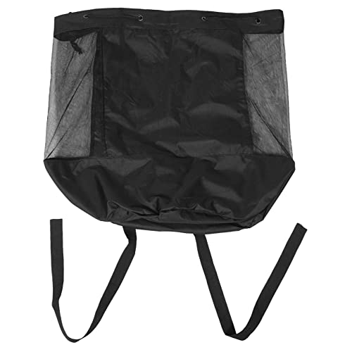 Yardwe Aufbewahrung Tasche Bälle Veranstalter Fußball-Rucksack-Taschen Aufbewahrungstasche aufbewahrungssack mesh Bag Rucksack zum Tragen von Basketball Fußballbehältnisse Segeltuch Black von Yardwe