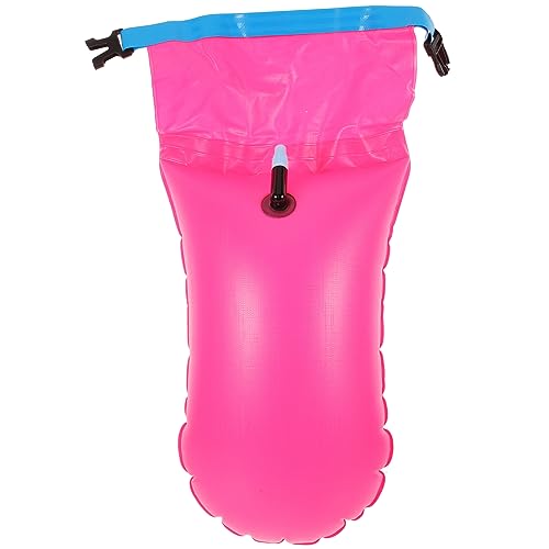 Yardwe Camping Schwimmgürtel Trockene Tasche Badeanzug wasserdichte Schwimmtasche Schwimmzubehör Handytasche wasserdichte Tasche Zum Kajakfahren Nass Krüge Badekappe Rosy PVC von Yardwe