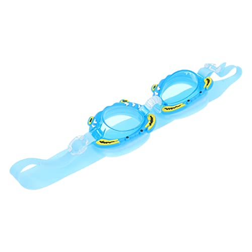 Yardwe Cartoon-schwimmbrille Für Kinder Mädchen Schwimmen Kinderbrille Zum Schwimmen Schwimmbrille Für Kleinkinder Schwimmbrille Für Erwachsene Breite Brille Junge Brille Kieselgel Blue von Yardwe