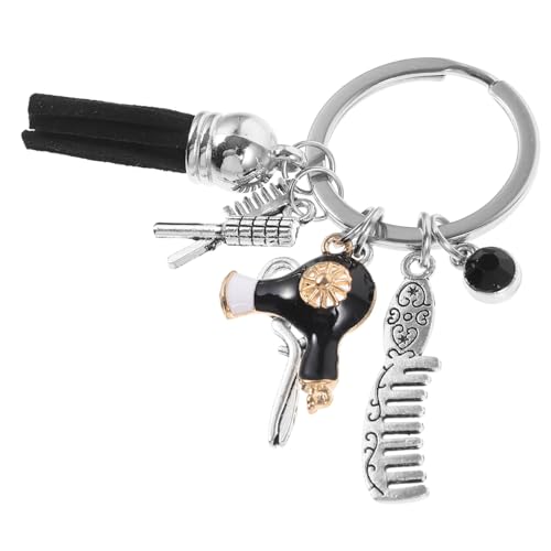 Yardwe Schlüsselanhänger Mit Schere Und Kamm Für Friseursalon Zum Aufhängen An Der Tasche Dekoration Für Damen Yardwe Schlüsselanhänger Mit Schere Und Kamm Für Friseursalon Zum Aufhängen An Der Tasche Dekoration Für Damen von Yardwe