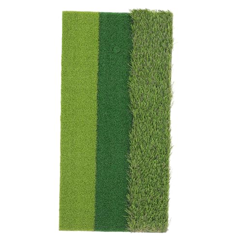 Yardwe Golfpad Golf abschlagmatte Golf übungsmatte Golf Praxismatte Golf Praxis-Matte Golf Übungs-Matte Golf-Übungsmatten Golfmatte Golf-Chipping-Spiel Golfspielmatte PP Gras Green von Yardwe