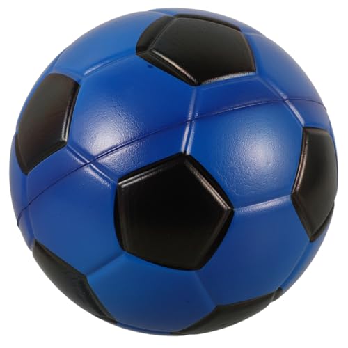 Yardwe Hallenfußball weicher Ball schaumstoffball Indoorer Fußball Indoor-Fußballspiel Ball Crinkle-Bälle für Katzenspielzeug Fußball Kinderball Schwamm Blue von Yardwe