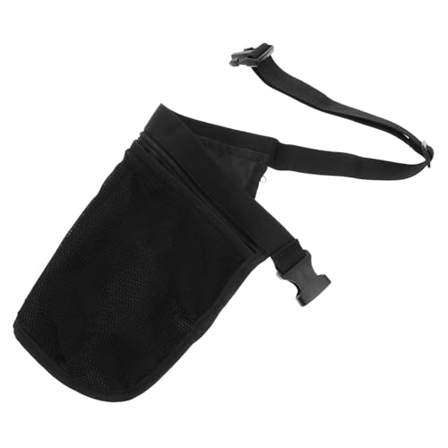 Yardwe Hüfttasche Zur Ballaufbewahrung Tennisballhalter Wiederverwendbare Tasche Für Tennisbälle Ballpicking-Taschen Wiederverwendbare Tennistasche Oberer Tennisballpicker Black Netz von Yardwe