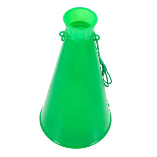 Yardwe Jubelndes Horn Handklöppel Krachmacher Masse Jubel-Megaphone Favorisieren Tragbarer Megaphon-Lautsprecher Jubeln Megaphon Fall Cheerleader-Megaphone Kleines Megaphon Plastik Green von Yardwe