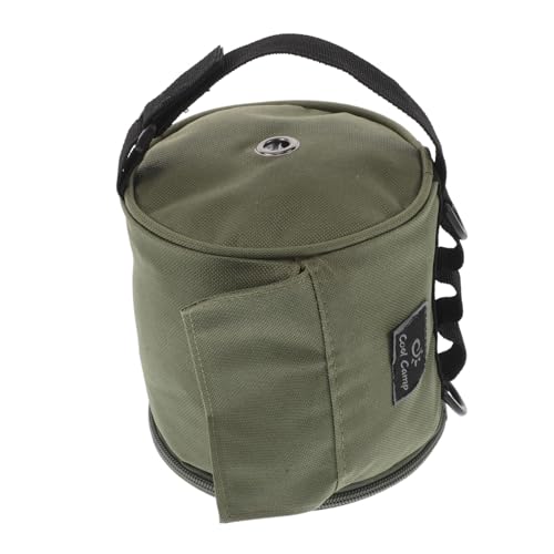 Yardwe Kasten Outdoor-Camping-Rollpapiertüte toilettenpapier Schutz Aufhänger für Papierhandtücher beiliegender Papierhandtuchhalter Tragbarer Handtuch-Organizer Perlbaumwolle Olive Green von Yardwe