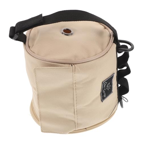 Yardwe Kasten Outdoor-Camping-rollpapiertüte Hängender Papierhandtuchhalter Organisator Zur Aufbewahrung Von Papierhandtüchern Camping-taschentuchhalter Oxford-Stoff Khaki von Yardwe