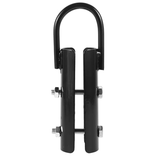 Yardwe Kletterseilhalter Kletterseilklemme Seilklemmen-Rigging-Hardware Seilkletterklemme Seilklemme für das Fitnessstudio Seilträgerklemme Kletterndes Fixierwerkzeug Eisen Black von Yardwe