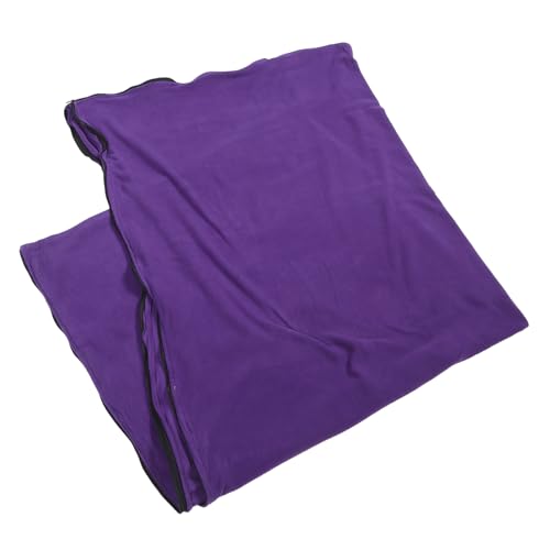 Yardwe Mittagspausendecke Camping-Schlafsäcke Reiseschlafdecke Zelt Outdoor-Decke beheizter Schlafsack Bett Outdoor Blanket reisedecke Campingmatte Picknickdecke für Camping Vlies Violett von Yardwe