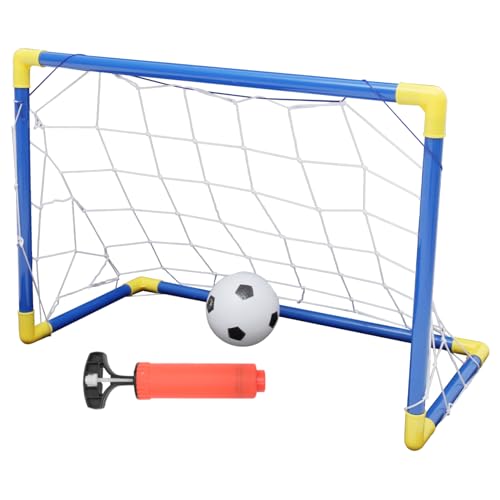 Yardwe Outdoor Fußballtor Set Für Fußballnetz Mit Pumpe Und Zubehör Für Kreatives Training Und Spiel Im Freien 60CM Höhe Bunt Für Garten Und Spaß Im Freien von Yardwe