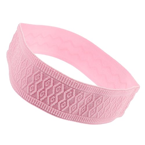 Yardwe Sport Stirnband elastisches Stirnband elastisches Haarband Multifunktionale Haarbänder Sportliche Stirnbänder elastische Sport-Stirnbänder rutschfeste Schweißbänder Polyester Rosa von Yardwe