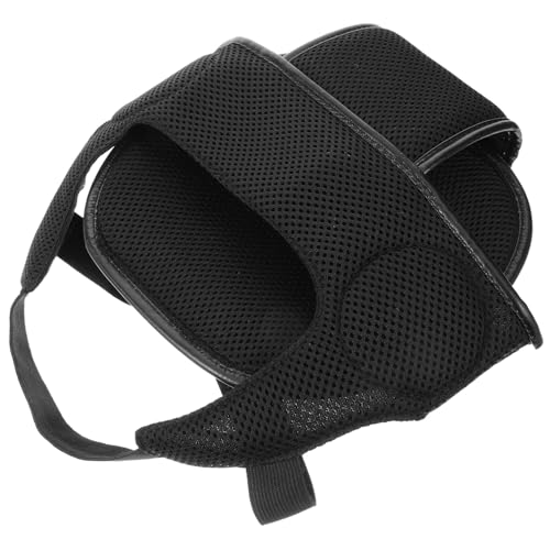 Yardwe Taekwondo-Kopfschutz Boxhelm Wrestling-Kopfschutz Kickbox-Kopfbedeckung Wrestling-Helm schnittschutzhelm Safety Helmet Kopfbedeckung aus Polsterschwamm unter Helmmütze Eva Black von Yardwe