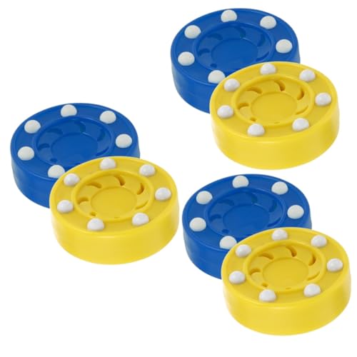 Yardwe Trainingszubehör 6 STK Eishockey Rollerball Street-Hockey-Pucks Pucks üben Eishockey aus Plastik Hockeybälle zum Üben Sport Zubehör Werkzeug Rollschuhlaufen Kind einstellen Abs von Yardwe