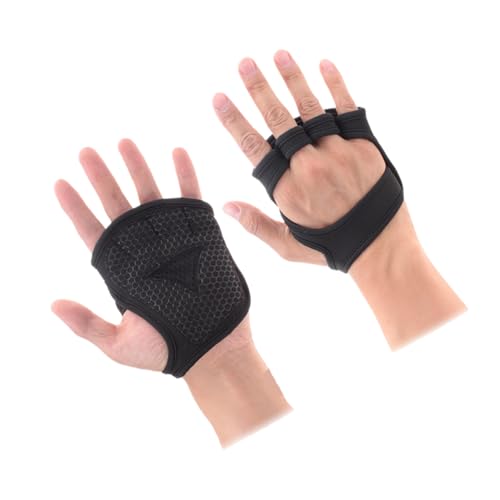 Yardwe Fingerloser Handschuh trainieren Keine Handschuhe Turnhandschuhe schützende Halbhandschuhe halber Finger Sporthandschuhe Trainingshandschuhe rutschfest Instrument Männer und Frauen von Yardwe