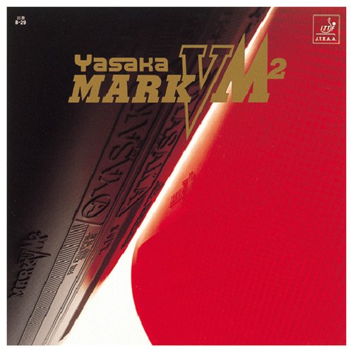 Yasaka Mark V M2 Tischtennisgummi (Max, Rot) von Yasaka