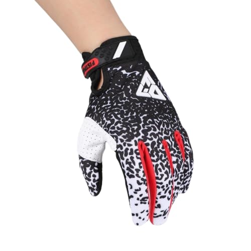 Yavitality Touchscreen Motorradhandschuhe Motocross-Handschuhe Herren Motorrad-Handschuhe Für Motocross, Enduro, Mountainbike (Schwarz,L) von Yavitality