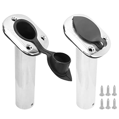 Angelrutenhalter Porte Canne Encastrable 2 Stück Boots-Angelrutenhalter 9 Zoll Halterung 316 Edelstahl PCV-Liner mit 30 ° für Yacht Porta Canna Da Pesca Angelrutenhalter Porte Canne Encastrable 2 Stück Boots-Angelrutenhalter 9 Zoll Halterung 316 Edelstahl PCV-Liner mit 30 ° für Yacht Porta Canna Da Pesca von Yctze