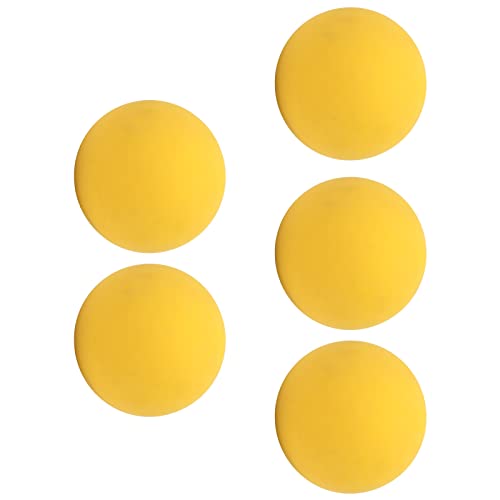 Hüpfbälle, Hüpfbälle für, Handentlastungsball, 5 Stück, 6 cm, Tragbare Handübungs-Gummibälle, und Erwachsene, Gummibälle für Schwimmbäder, Strände (Yellow) von Yctze