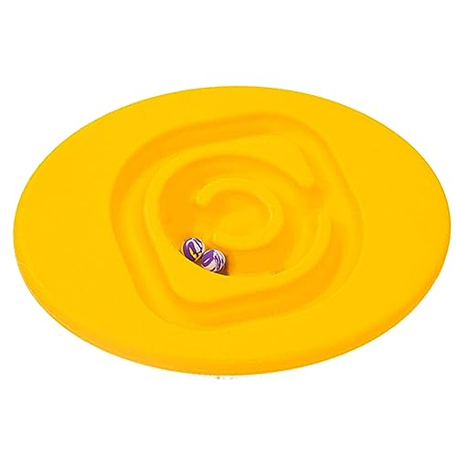 Sensorischer Balance-Trainer für – Eiförmiges Balance-Board, Schnecken-Balance-Platte für & Koordination – Farbenfrohes Spielspielzeug für den Heimgebrauch (YELLOW) von Yctze