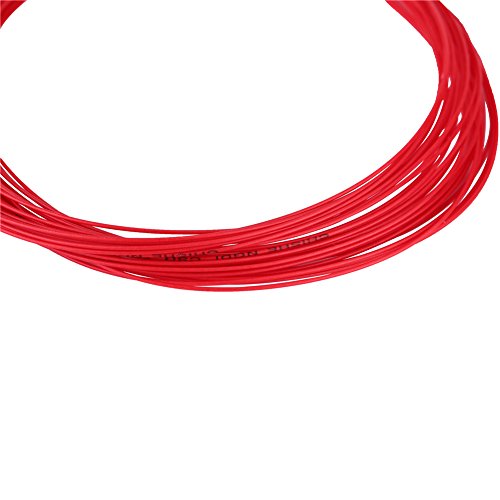 Yctze 10 M Hochflexible Badminton-Schlägerschnur aus Nylon in Fluoreszierendem Grün – Ideales Badminton-Zubehör (Rot) von Yctze