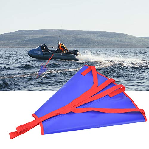 Yctze Hochwertiger Treibsocken-Seeanker aus PVC mit Zugseil, Schwimmboje und Fortschrittlichem Seebremssystem für Kanus (Blue) von Yctze