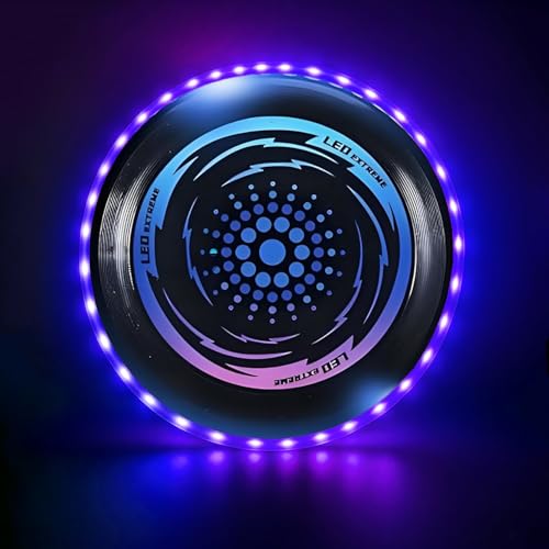 YeahBoom Leuchtende Frisbee Scheibe,Ultimate Frisbee led,led Frisbe Leuchtend,Leuchtende Ultimate Frisbee,Flugscheibe mit 49 LED Lichter,für Kinder Erwachsene Rasenstrand im Freiene YeahBoom Leuchtende Frisbee Scheibe,Ultimate Frisbee led,led Frisbe Leuchtend,Leuchtende Ultimate Frisbee,Flugscheibe mit 49 LED Lichter,für Kinder Erwachsene Rasenstrand im Freiene von YeahBoom