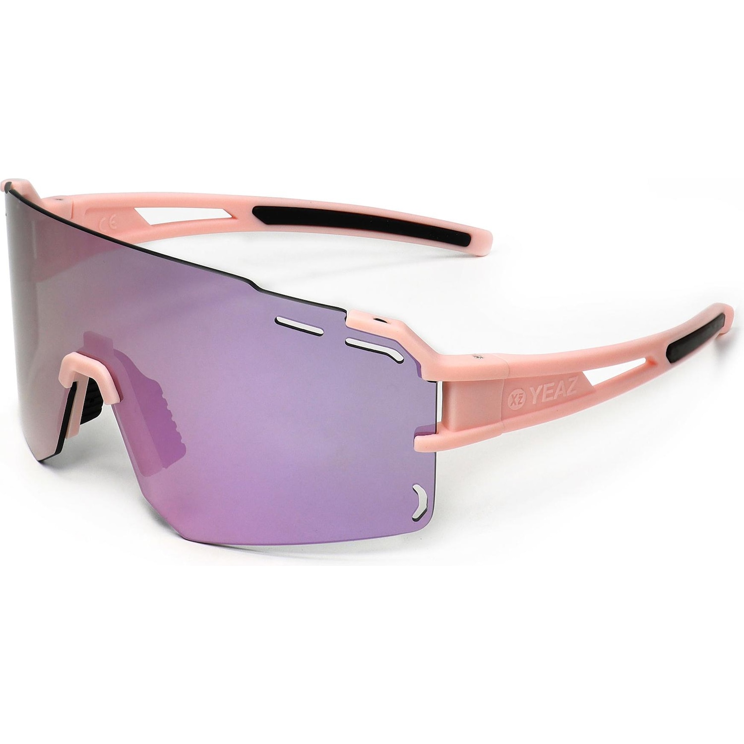 Yeaz, Herren, Sportbrille, Suncruise (matt pink, Revo Purple Pink), Violett, Rosa von Yeaz