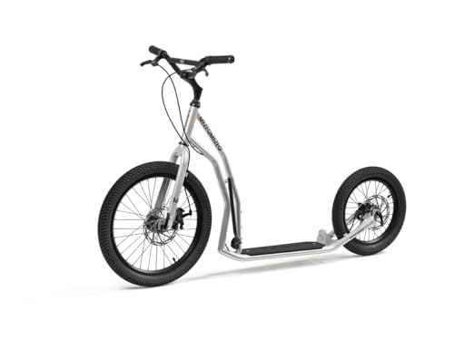 YEDOO Mezeq Tretroller - bis 150 kg, mit Luftreifen 20/16 - Scooter für Erwachsene, Offroad Tretroller mit abnehmbarem Ständer und Fußablage und verstellbarem Lenker, Dogscooter mit Scheibenbremse. YEDOO Mezeq Tretroller - bis 150 kg, mit Luftreifen 20/16 - Scooter für Erwachsene, Offroad Tretroller mit abnehmbarem Ständer und Fußablage und verstellbarem Lenker, Dogscooter mit Scheibenbremse. von Yedoo