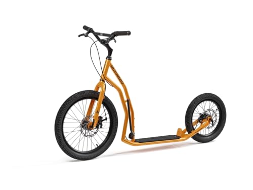 YEDOO Mezeq Tretroller - bis 150 kg, mit Luftreifen 20/16 - Scooter für Erwachsene, Offroad Tretroller mit abnehmbarem Ständer und Fußablage und verstellbarem Lenker, Dogscooter mit Scheibenbremse. YEDOO Mezeq Tretroller - bis 150 kg, mit Luftreifen 20/16 - Scooter für Erwachsene, Offroad Tretroller mit abnehmbarem Ständer und Fußablage und verstellbarem Lenker, Dogscooter mit Scheibenbremse. von Yedoo