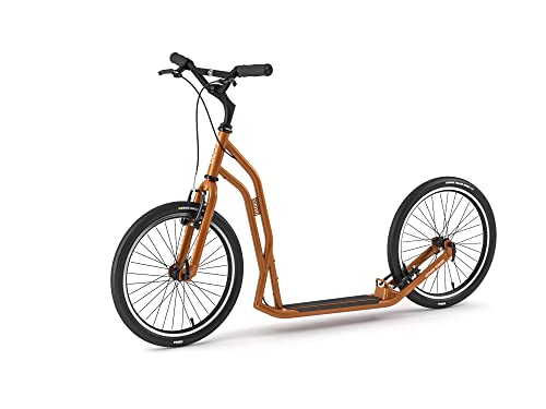 Yedoo S2020 Tretroller - bis 150 kg, Kickscooter mit Luftreifen 20/20 - Roller Scooter für Erwachsene, Dogscooter Yedoo S2020 Tretroller - bis 150 kg, Kickscooter mit Luftreifen 20/20 - Roller Scooter für Erwachsene, Dogscooter von Yedoo
