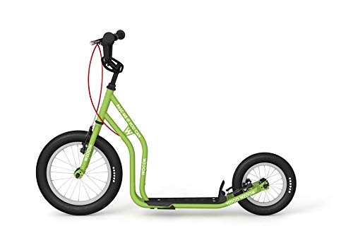 Yedoo Wzoom New Kinder Tretroller - für Kinder ab 6 Jahre, ab 120 cm Körperhöhe, mit Luftreifen 16/12 - für Mädchen und Jungen, Höhenverstellbar mit Ständer und Reflexelementen, grün Yedoo Wzoom New Kinder Tretroller - für Kinder ab 6 Jahre, ab 120 cm Körperhöhe, mit Luftreifen 16/12 - für Mädchen und Jungen, Höhenverstellbar mit Ständer und Reflexelementen, grün von Yedoo