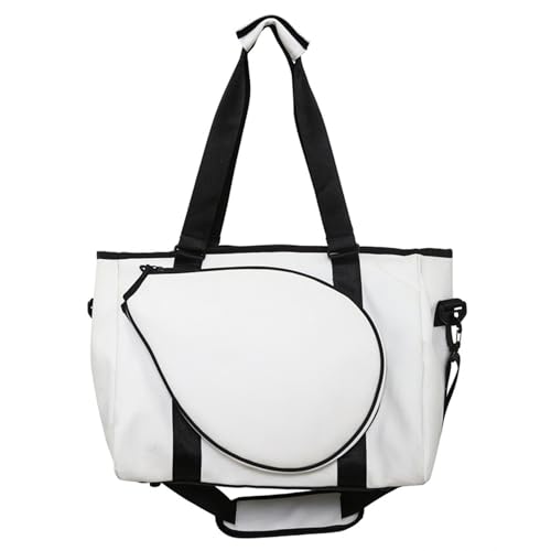 Yeory Badminton -Tasche mit Schlägertasche, 17x10x13 Zoll Oxford White Badminton Schlägertasche, Tasche/Schulter mit Pad, Reißverschluss -Sporttasche für Sportbegeisterte Yeory Badminton -Tasche mit Schlägertasche, 17x10x13 Zoll Oxford White Badminton Schlägertasche, Tasche/Schulter mit Pad, Reißverschluss -Sporttasche für Sportbegeisterte von Yeory
